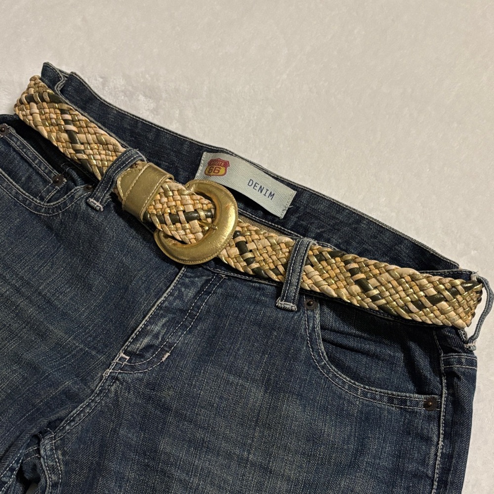 Ritz vintage 80s woven belt S/M